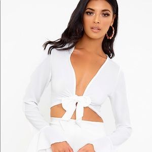 White Crop Top